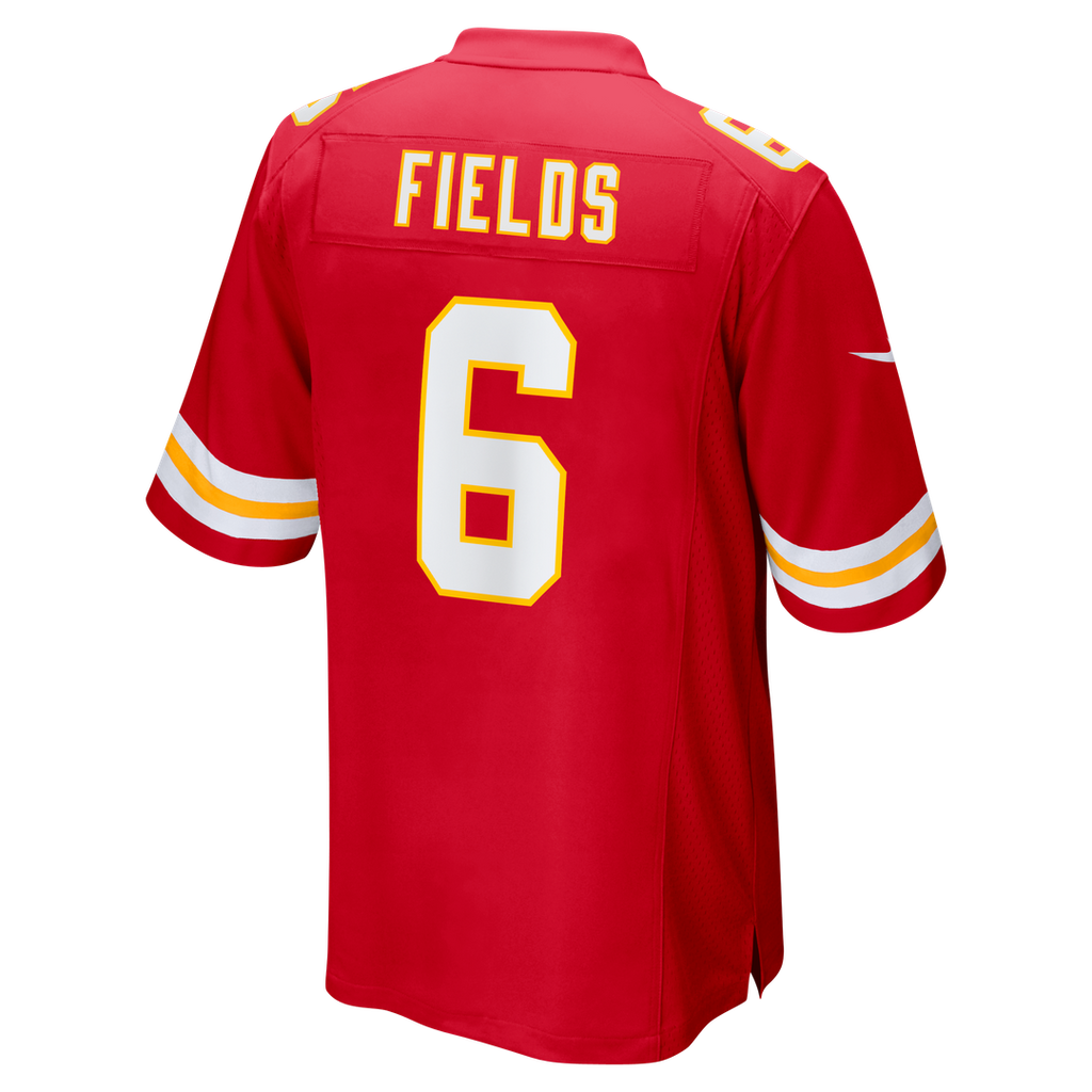 Justin Fields Kansas City Chiefs Game Jersey - Red