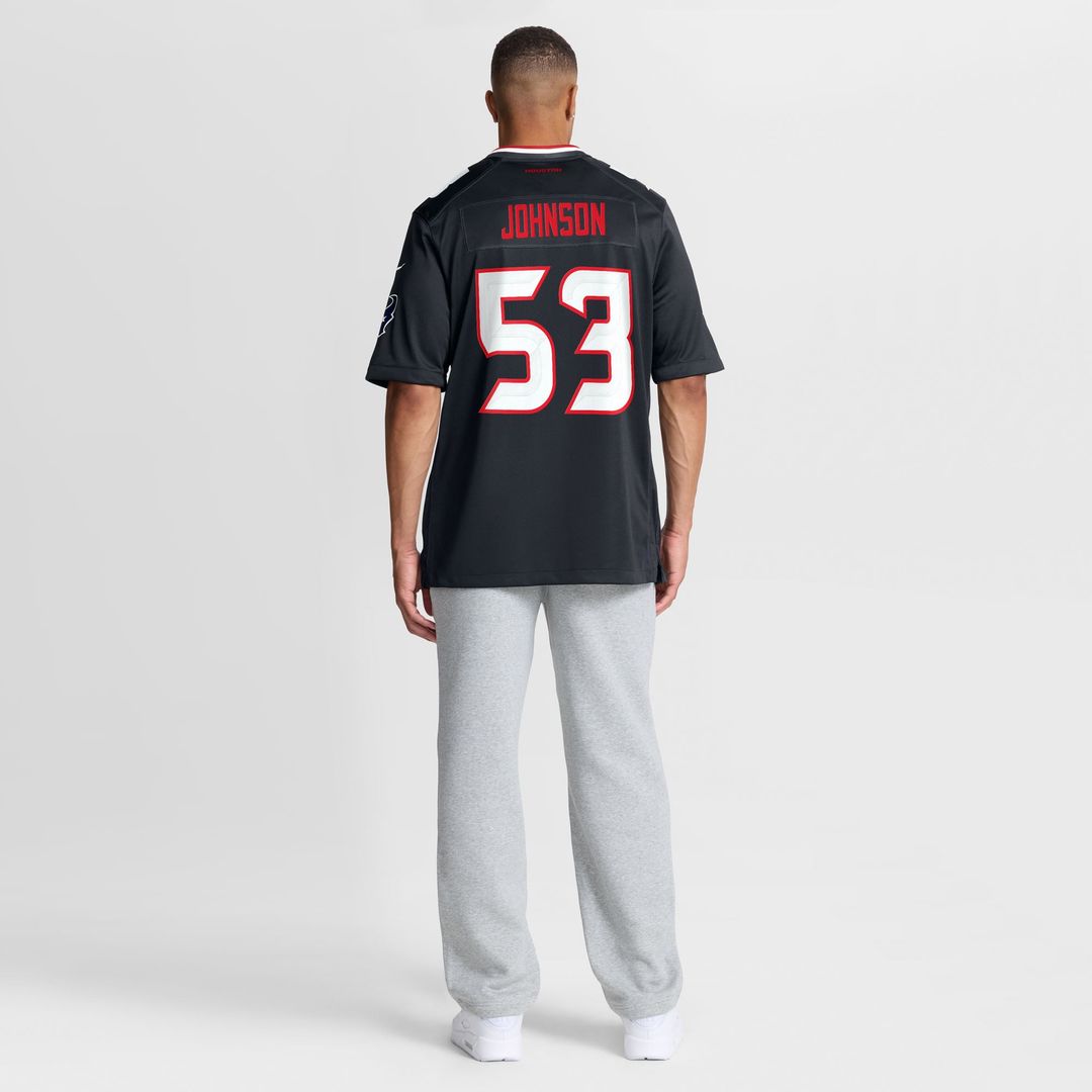 Caleb Johnson Houston Texans Team Game Jersey - Navy