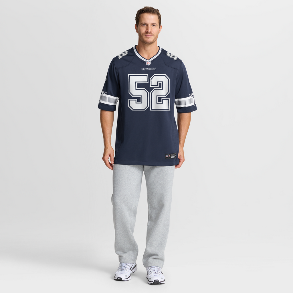 Tyler Booker Dallas Cowboys Team Game Jersey - Navy