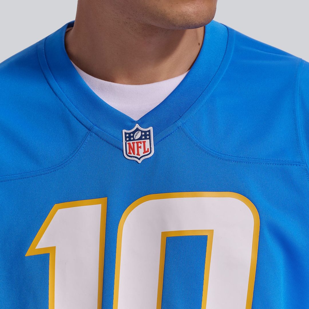 Justin Herbert Los Angeles Chargers Player Game Jersey - Powder Blue