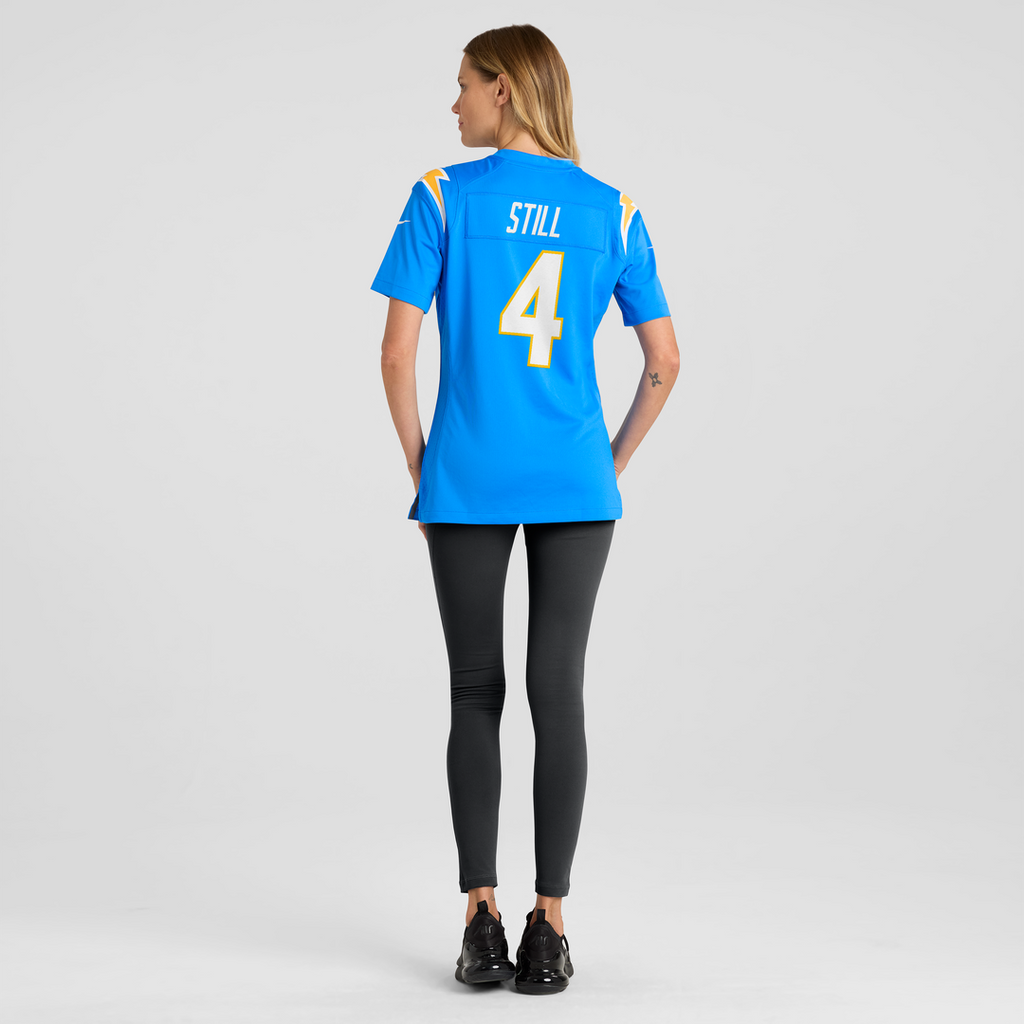 Tarheeb Still Los Angeles Chargers Women's Team Game Jersey - Powder Blue