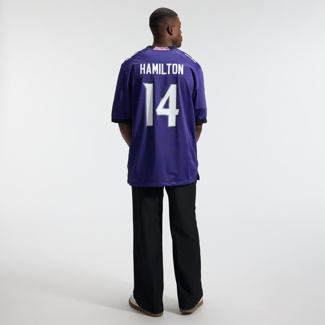 Kyle Hamilton Baltimore Ravens Team Game Jersey - Purple