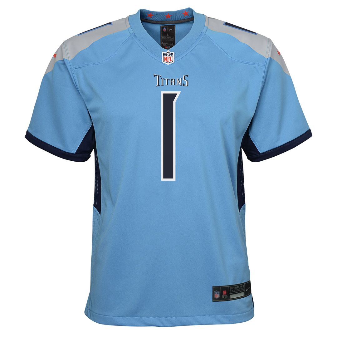 Cameron Ward Tennessee Titans Youth White Game Jersey - White