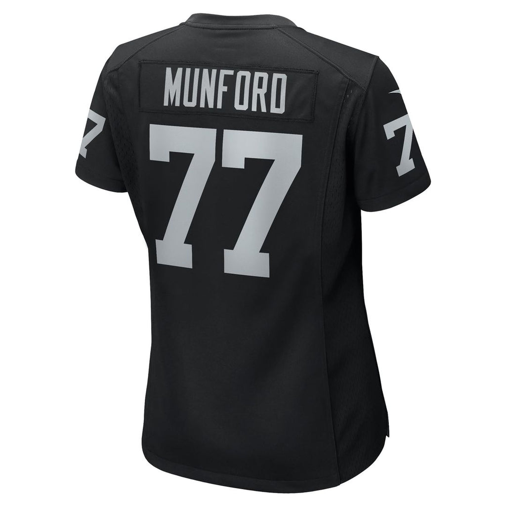 Thayer Munford Jr. Las Vegas Raiders Women's Team Game Jersey - Black