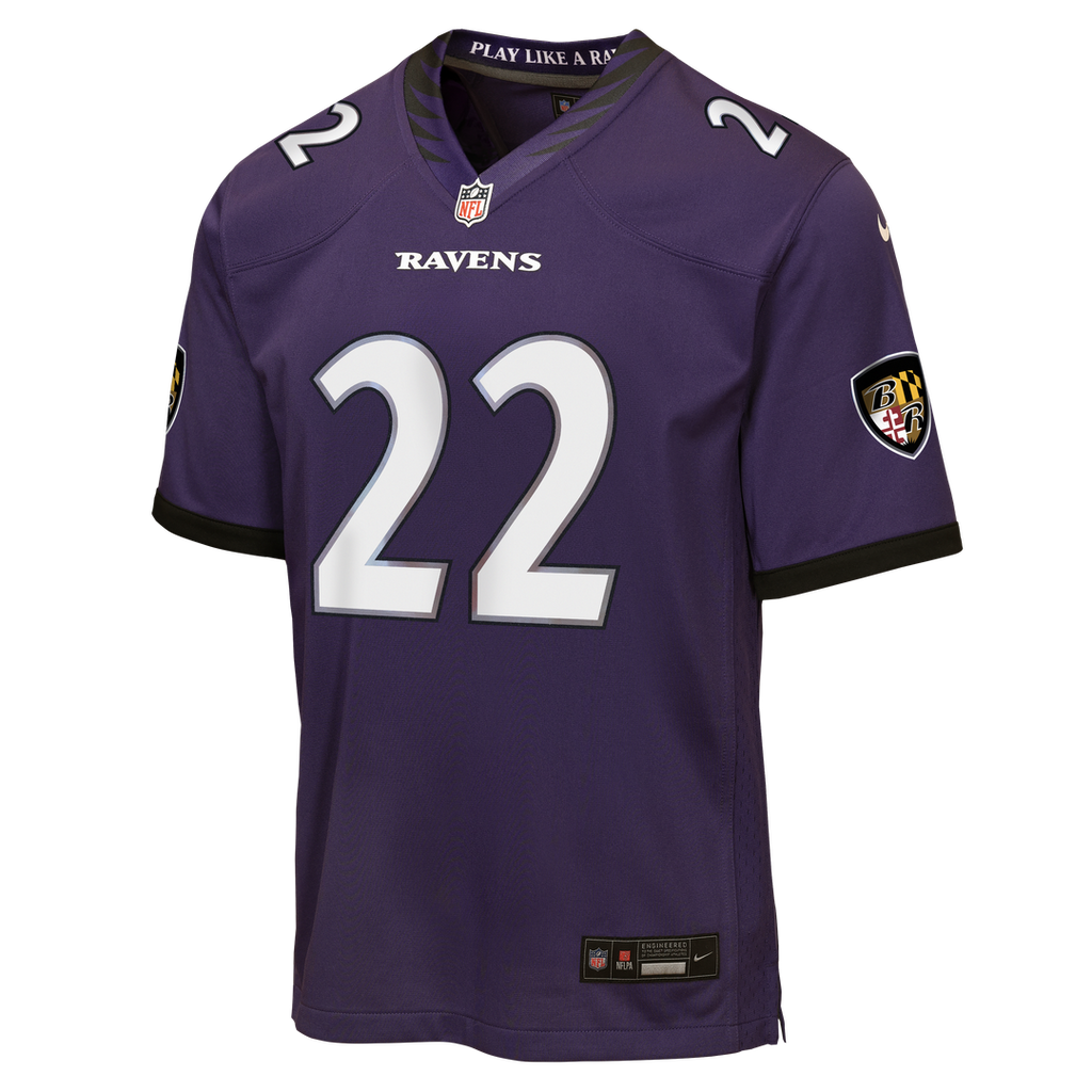 Derrick Henry Baltimore Ravens Youth Game Jersey - Purple