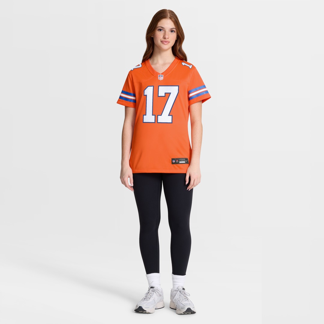 Jaylen Waddle Denver Broncos Women's Mile High Collection 1977 Throwback Game Jersey - Orange