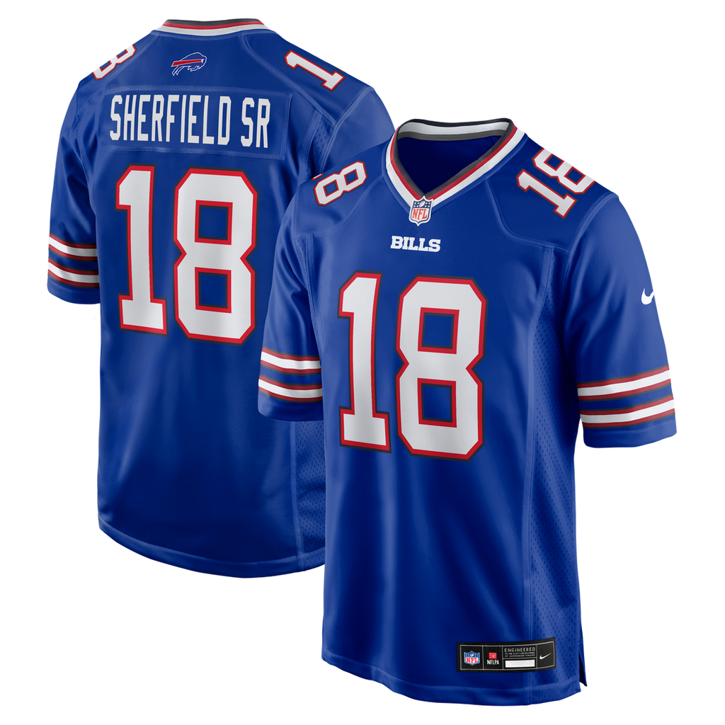 Trent Sherfield Sr. Buffalo Bills Team Game Jersey - Royal