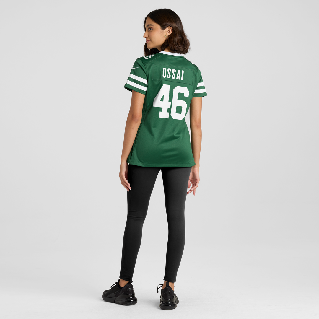 Joseph Ossai New York Jets Women's Team Game Jersey - Legacy Green