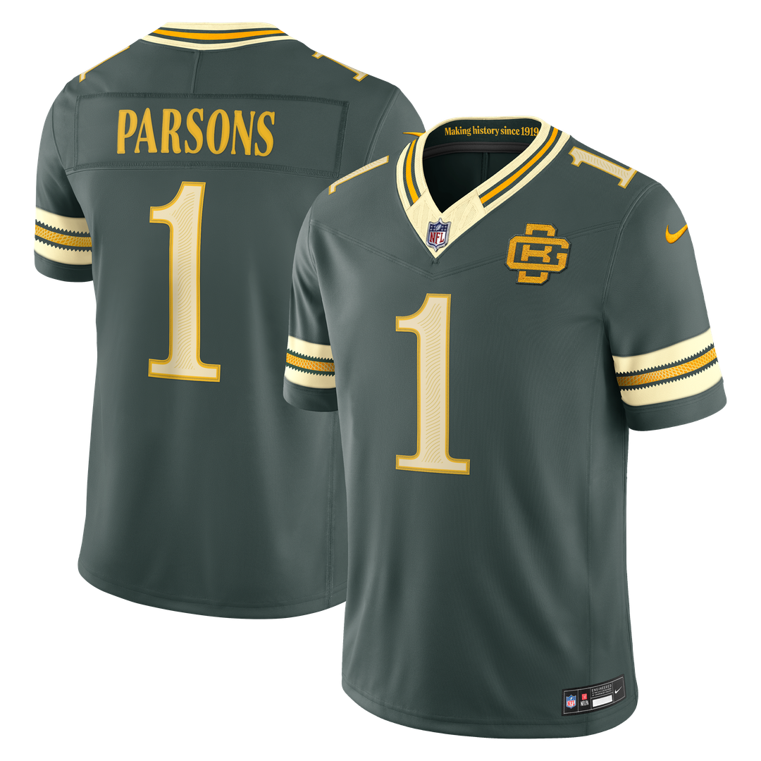 Micah Parsons Green Bay Packers 2026 Rivalries Collection Stitched Limited Jersey - Green
