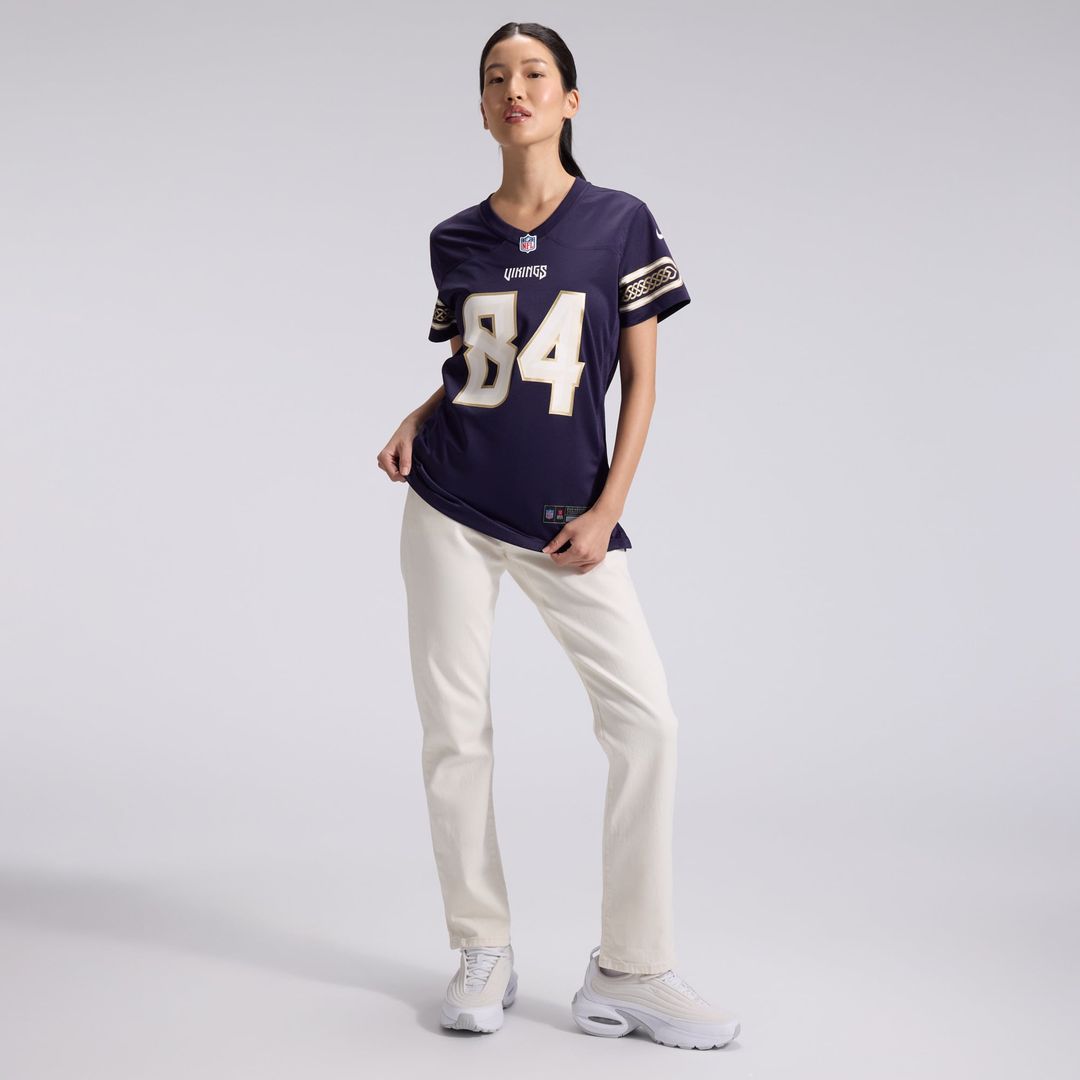 Randy Moss Minnesota Vikings Women's 2026 Rivalries Collection Game Jersey - Purple