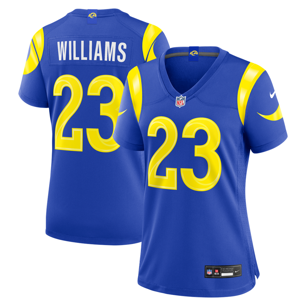 Kyren Williams Los Angeles Rams Women's Game Jersey - Royal