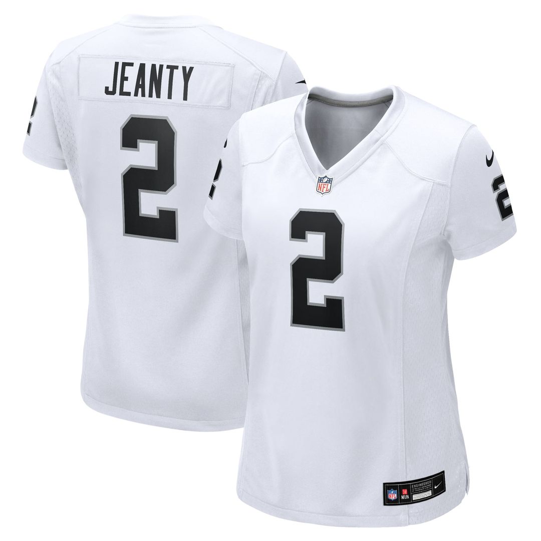 Ashton Jeanty Las Vegas Raiders Women's Game Jersey - White