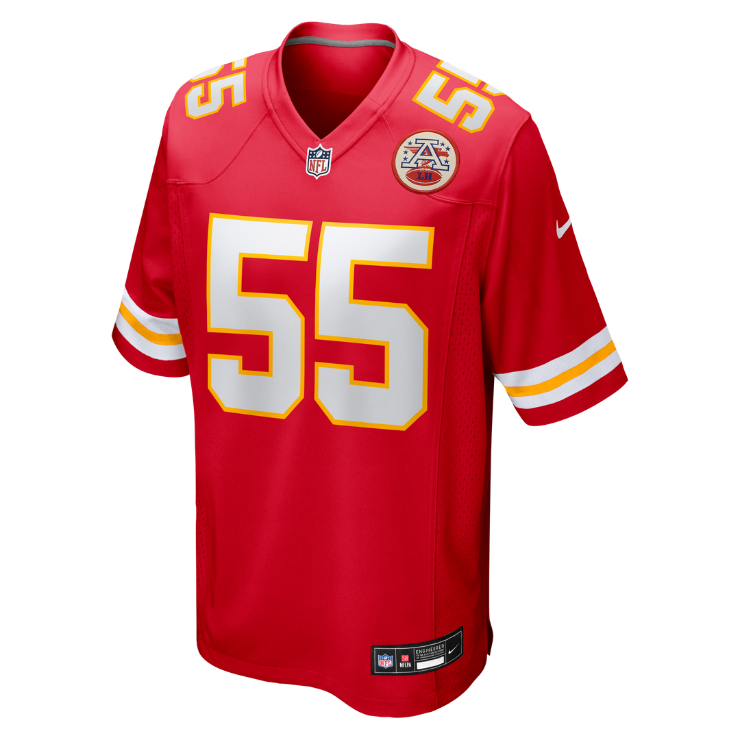Omarr Norman - Lott Kansas City Chiefs Team Game Jersey - Red