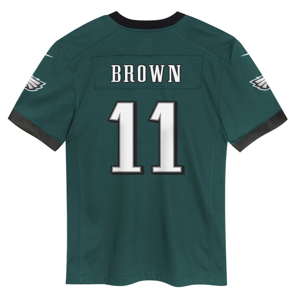 A.J. Brown Philadelphia Eagles Toddler Game Jersey - Midnight Green