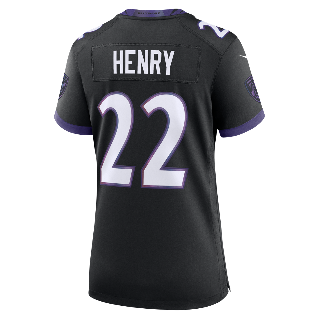 Derrick Henry Baltimore Ravens Women's Team Game Jersey - Purple