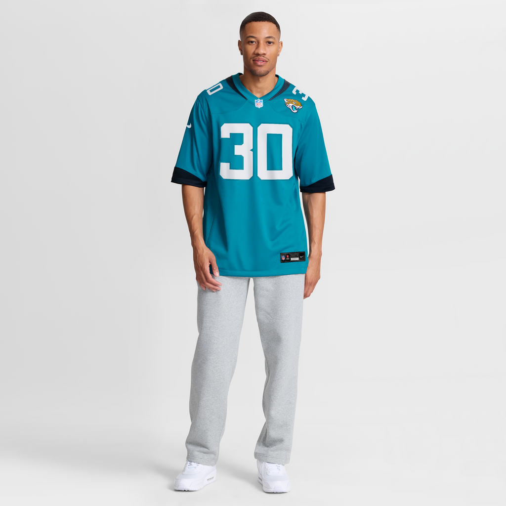 Montaric Brown Jacksonville Jaguars Game Player Jersey - Teal
