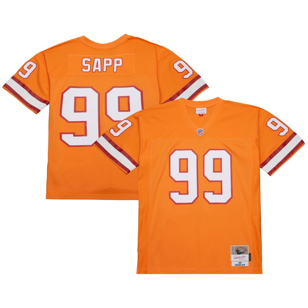 Warren Sapp Tampa Bay Buccaneers 2002 Legacy Replica Jersey - Red