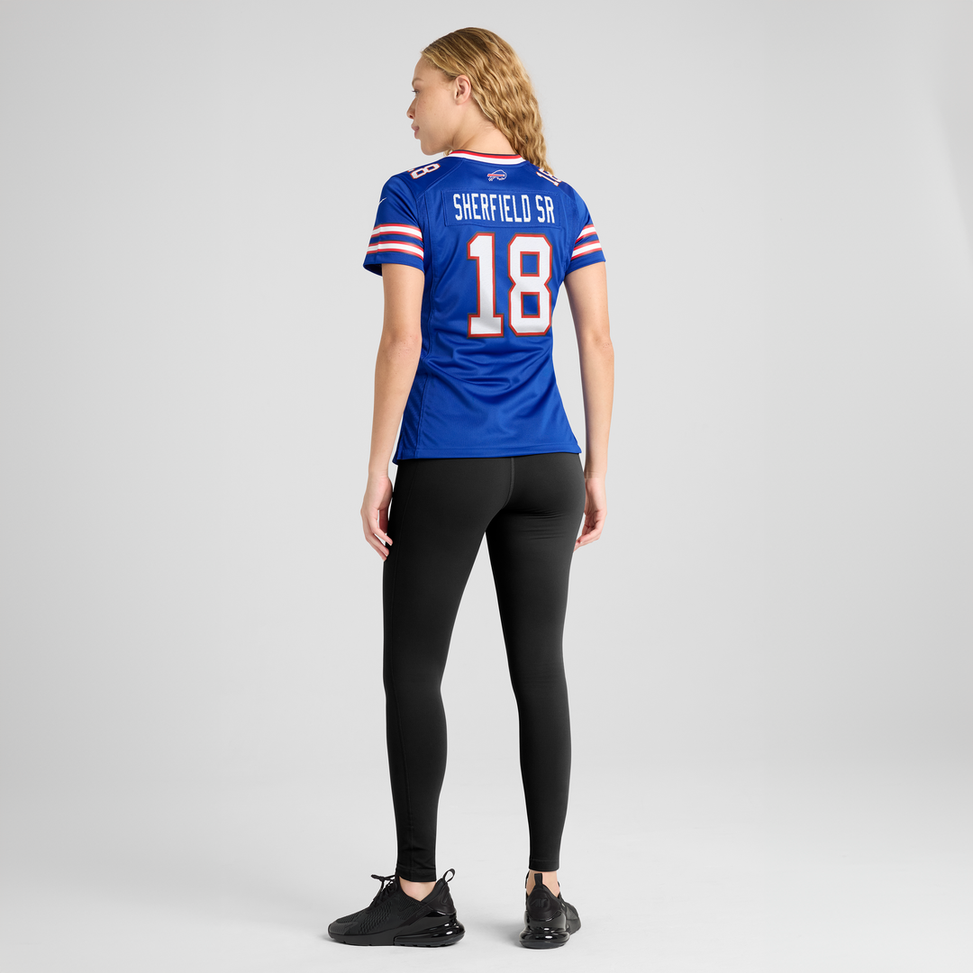 Trent Sherfield Sr. Buffalo Bills Women's Team Game Jersey - Royal