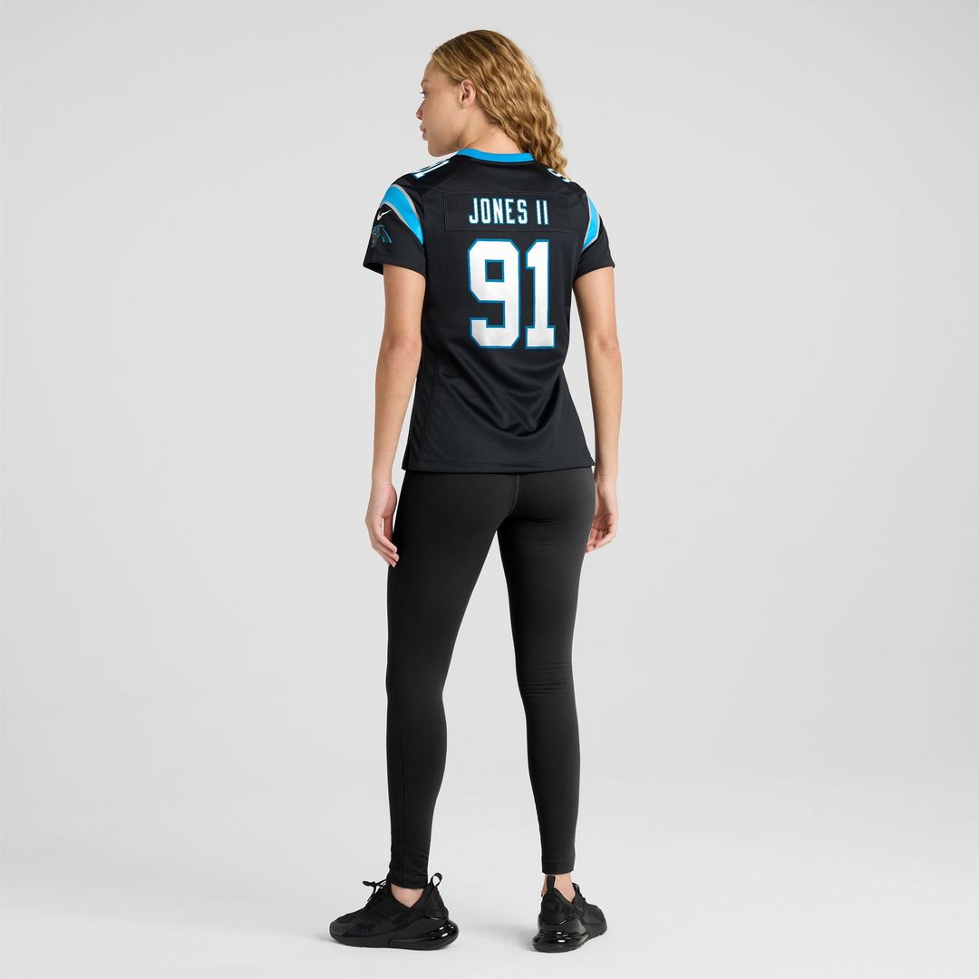 Patrick Jones II Carolina Panthers Women's Team Game Jersey - Black