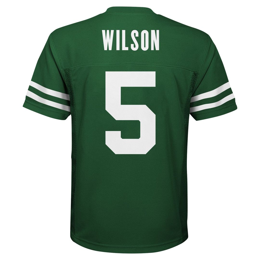 Garrett Wilson New York Jets Youth Replica Jersey - Green