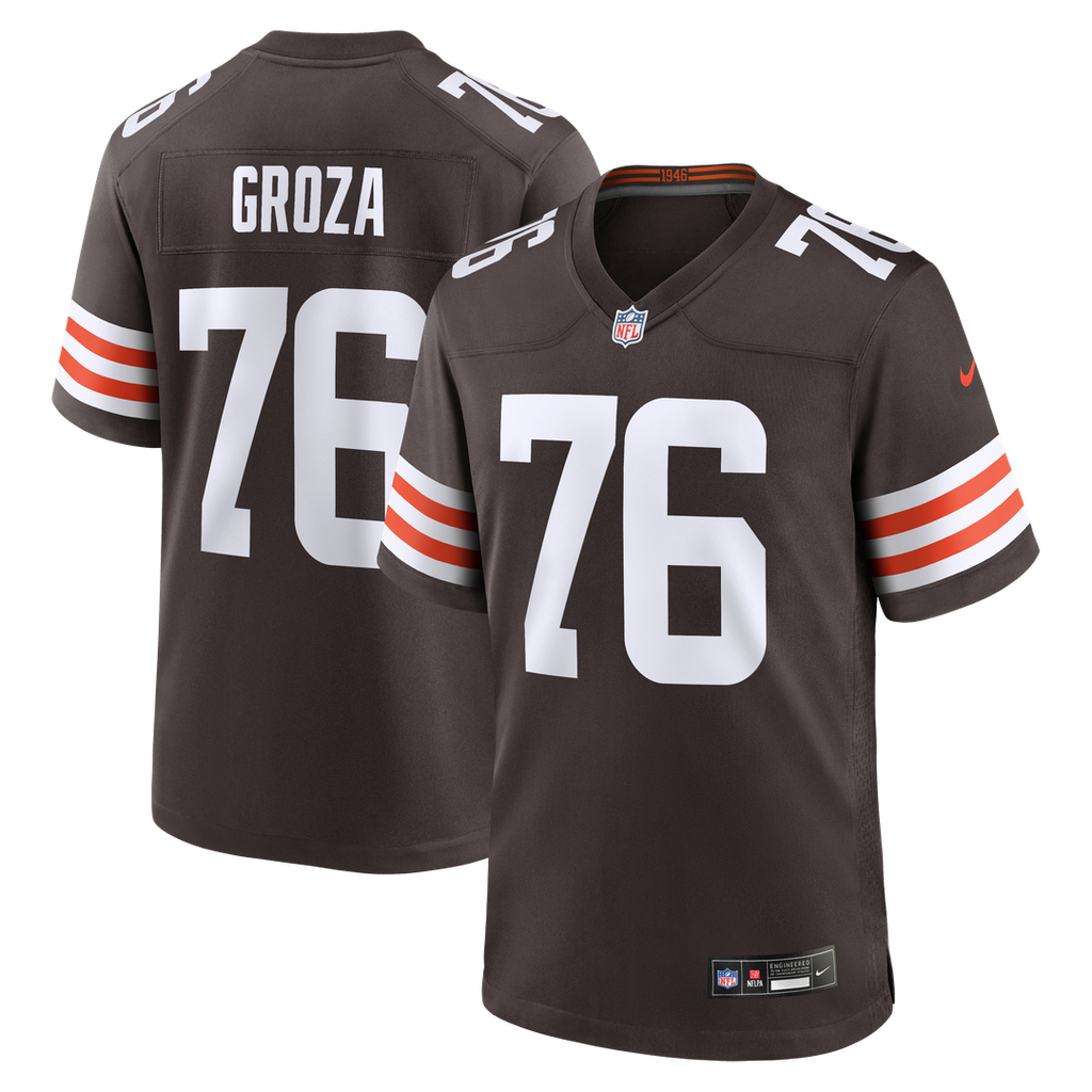 Lou Groza Cleveland Browns Game Retired Player Jersey - Brown