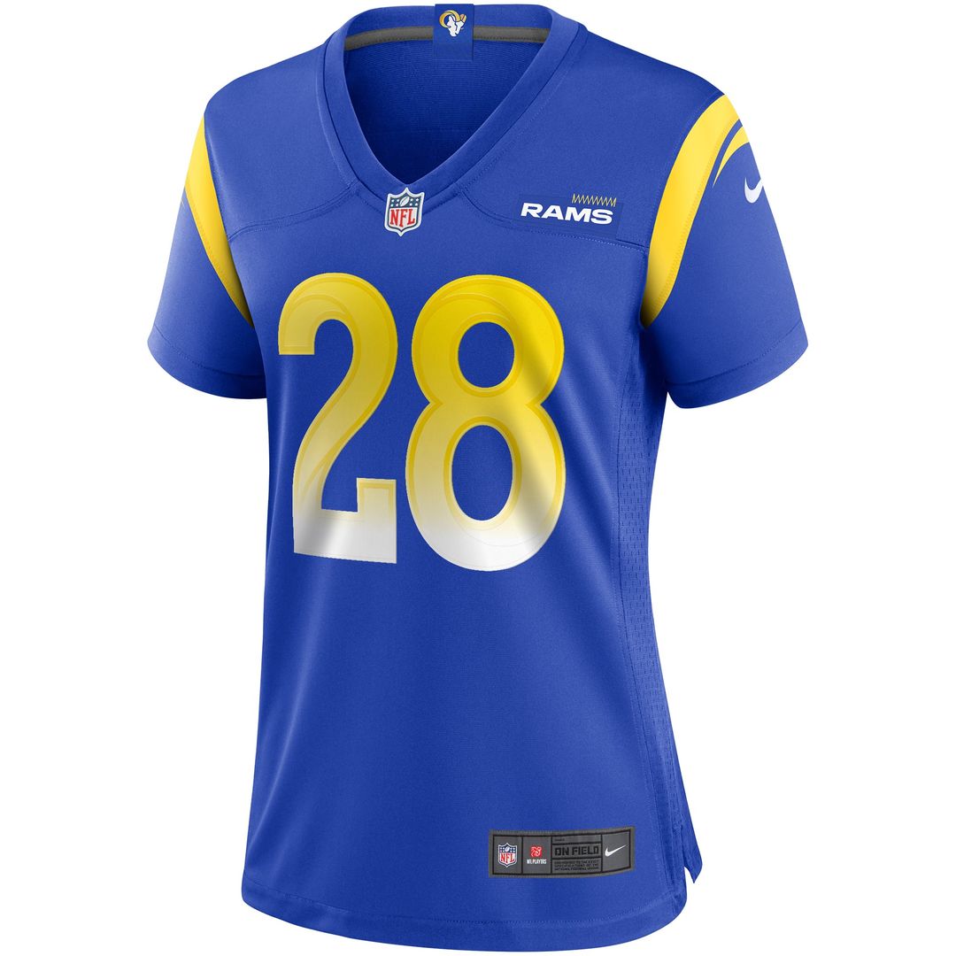 Marshall Faulk Los Angeles Rams Women's Game Retired Player Jersey - Royal
