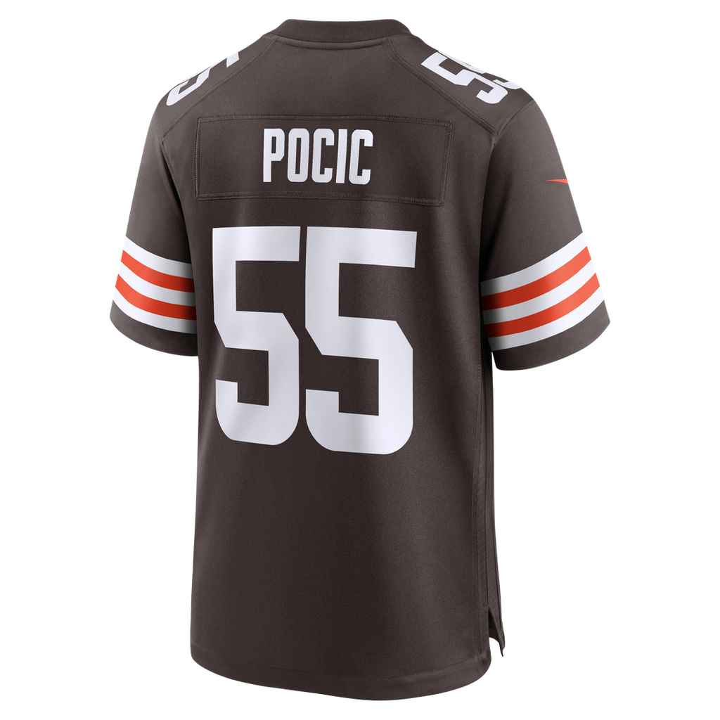 Ethan Pocic Cleveland Browns Game Jersey - Brown