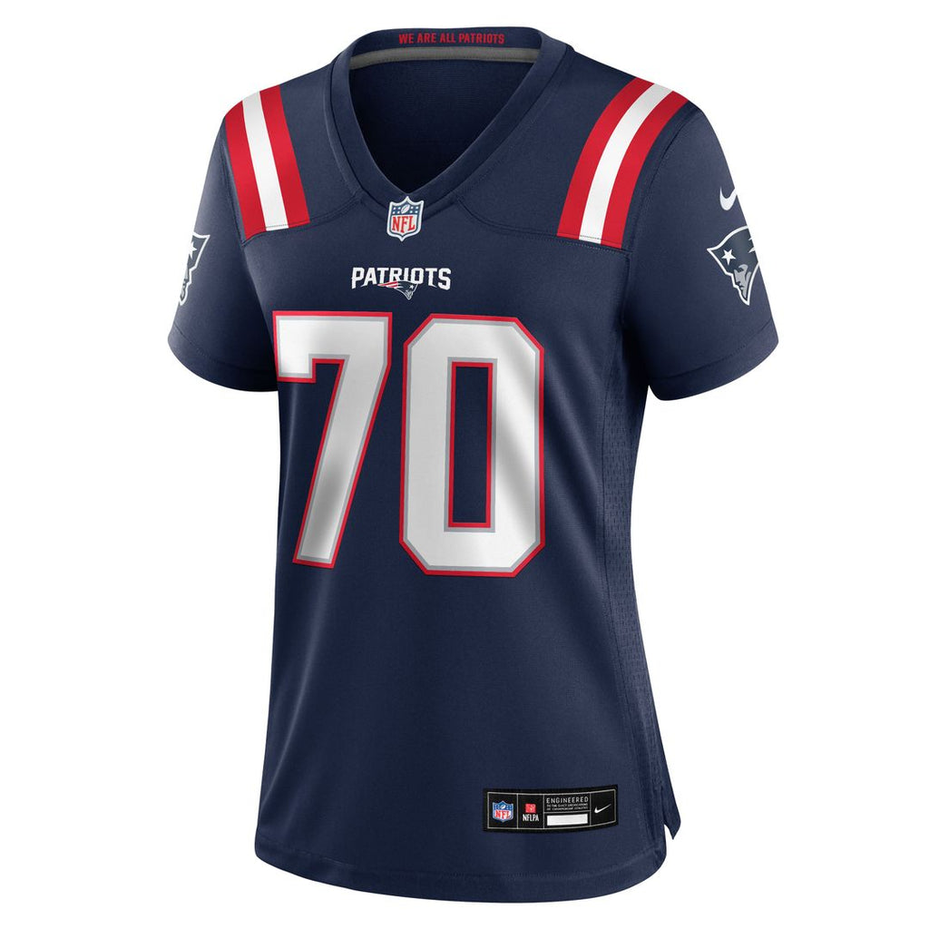 Greg Van Roten New England Patriots Women's Team Game Jersey - Navy