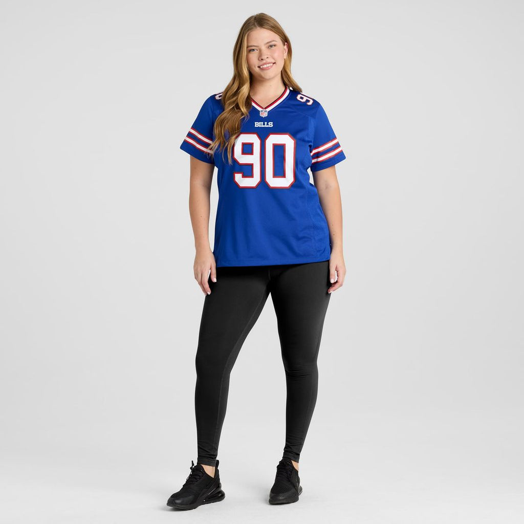 Shaq Lawson Buffalo Bills Women's Game Jersey - Royal
