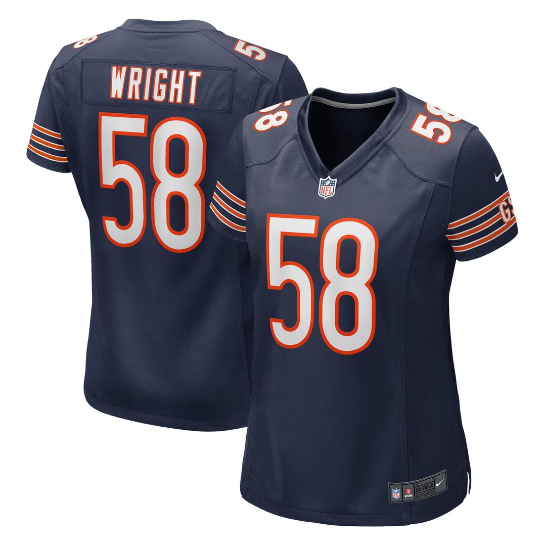 Darnell Wright Chicago Bears Women's Game Jersey - Navy