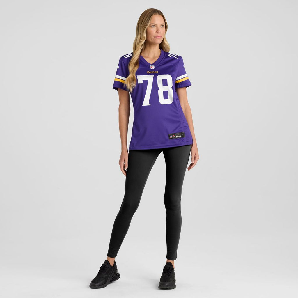 Ryan Kelly Minnesota Vikings Women's Team Game Jersey - Purple