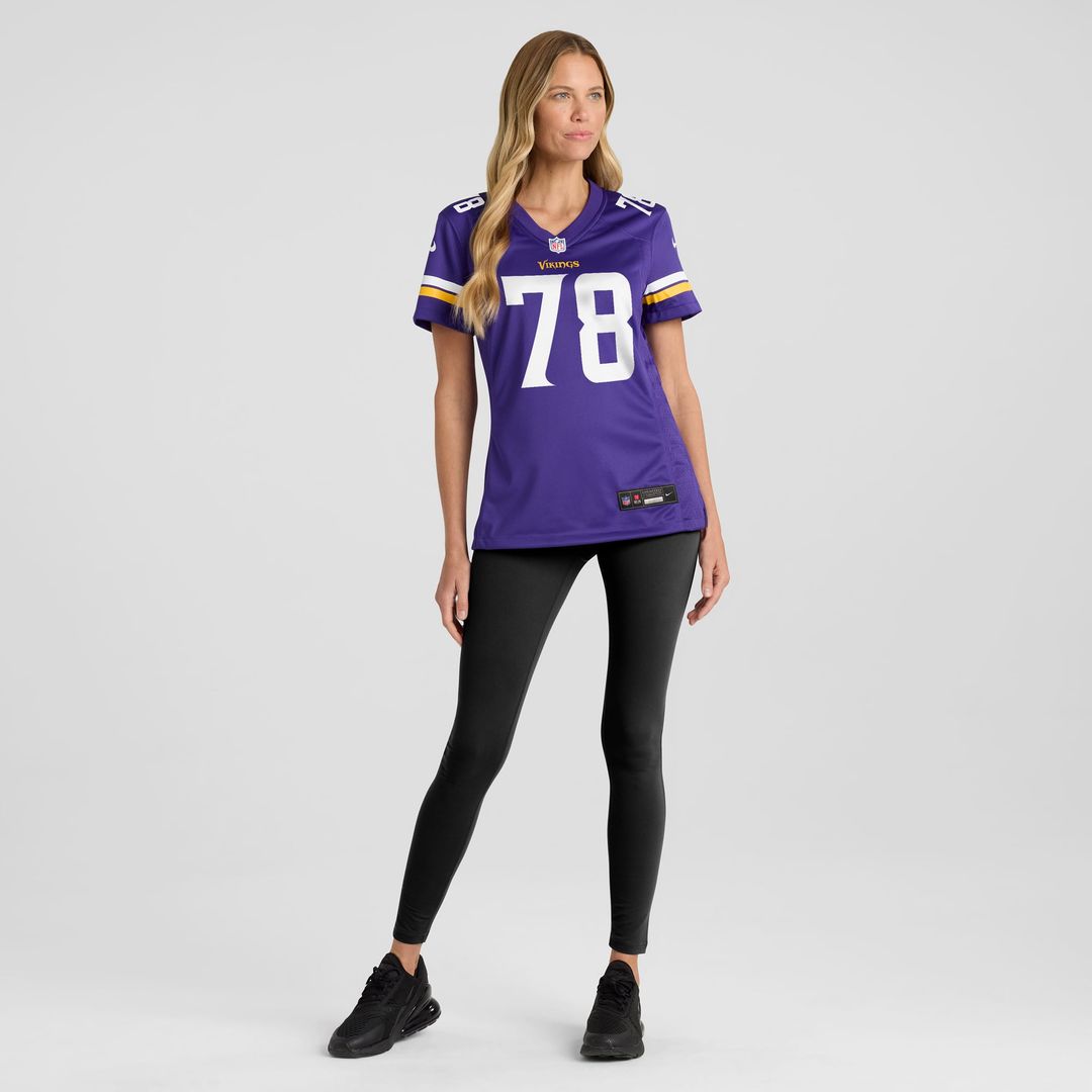 Ryan Kelly Minnesota Vikings Women's Team Game Jersey - Purple