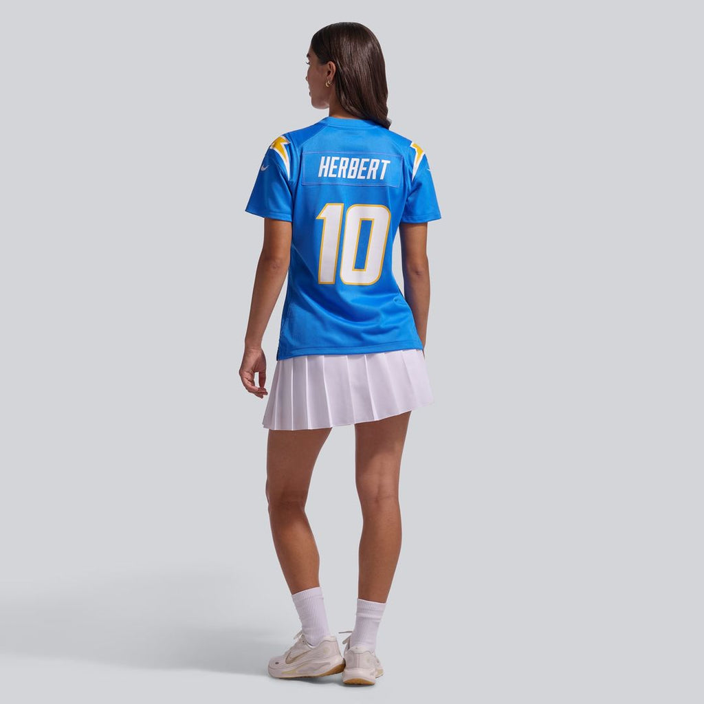 Justin Herbert Los Angeles Chargers Women's Player Game Jersey - Powder Blue