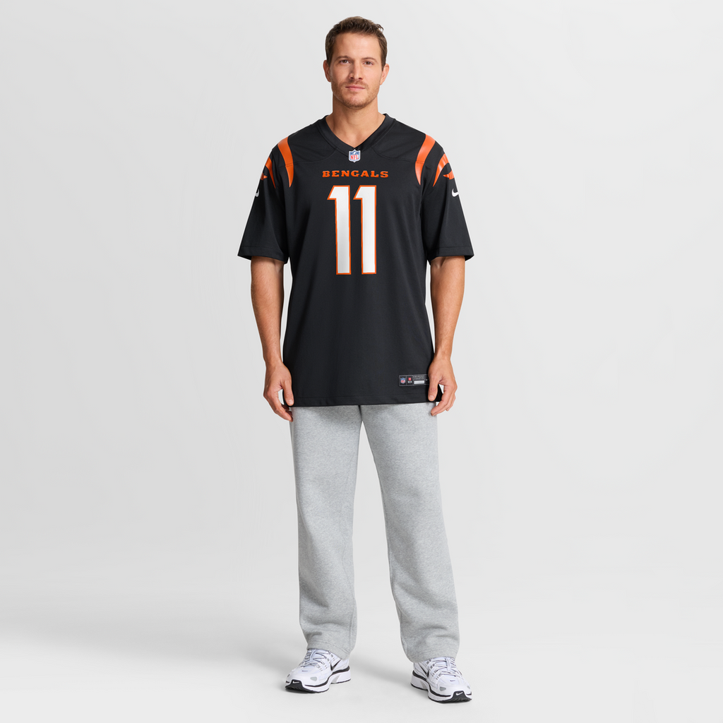 Josh Johnson Cincinnati Bengals Team Game Jersey - Black