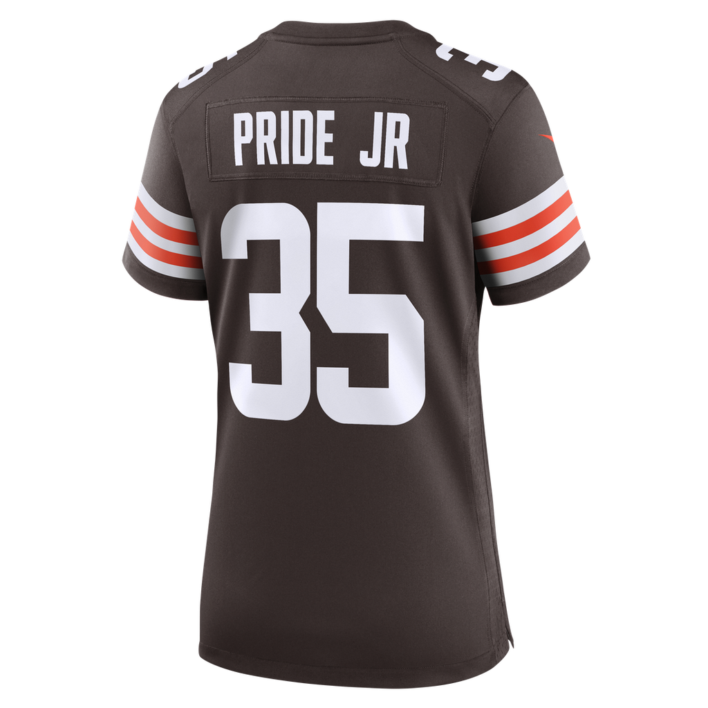 Toriano Pride Jr. Cleveland Browns Women's Team Game Jersey - Brown