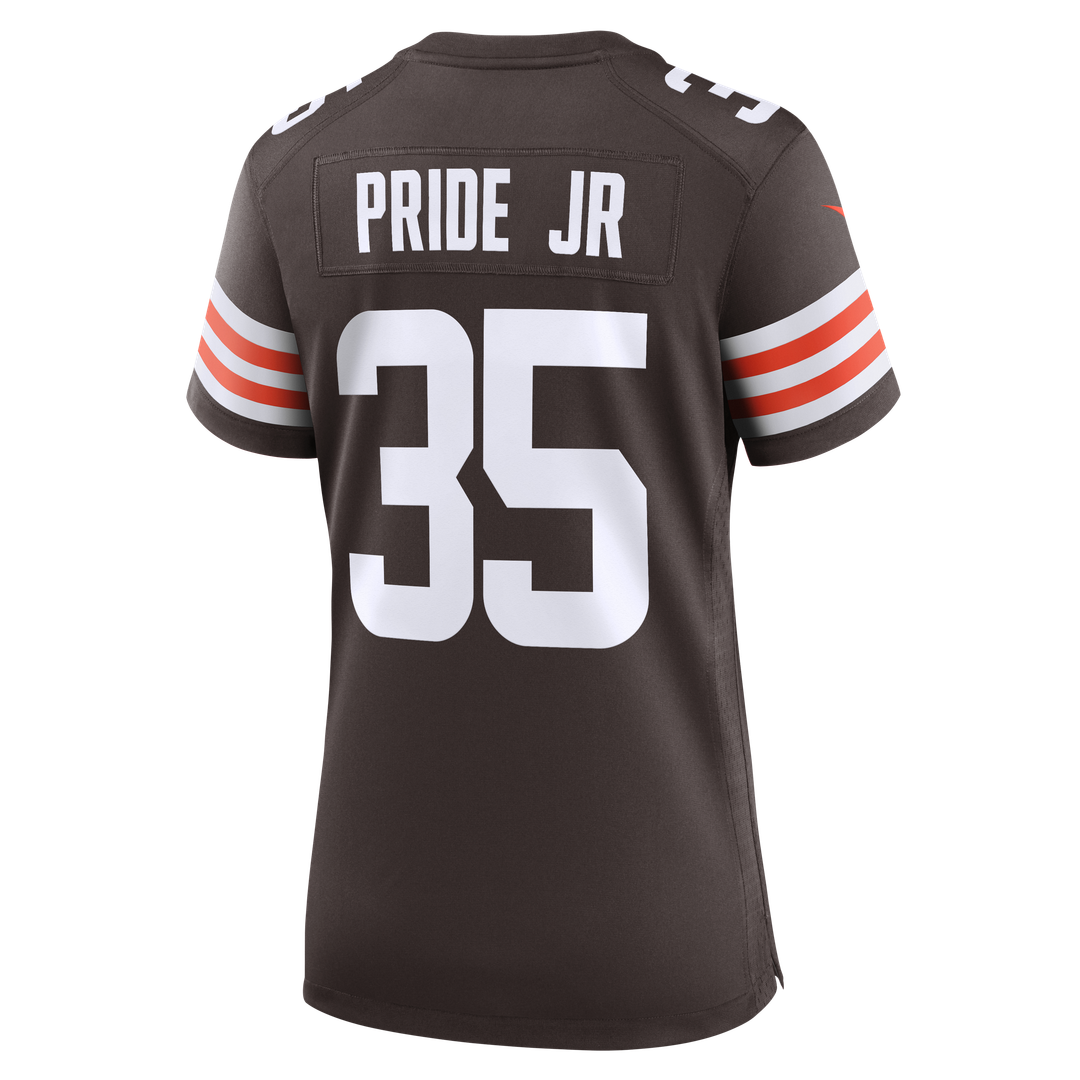 Toriano Pride Jr. Cleveland Browns Women's Team Game Jersey - Brown