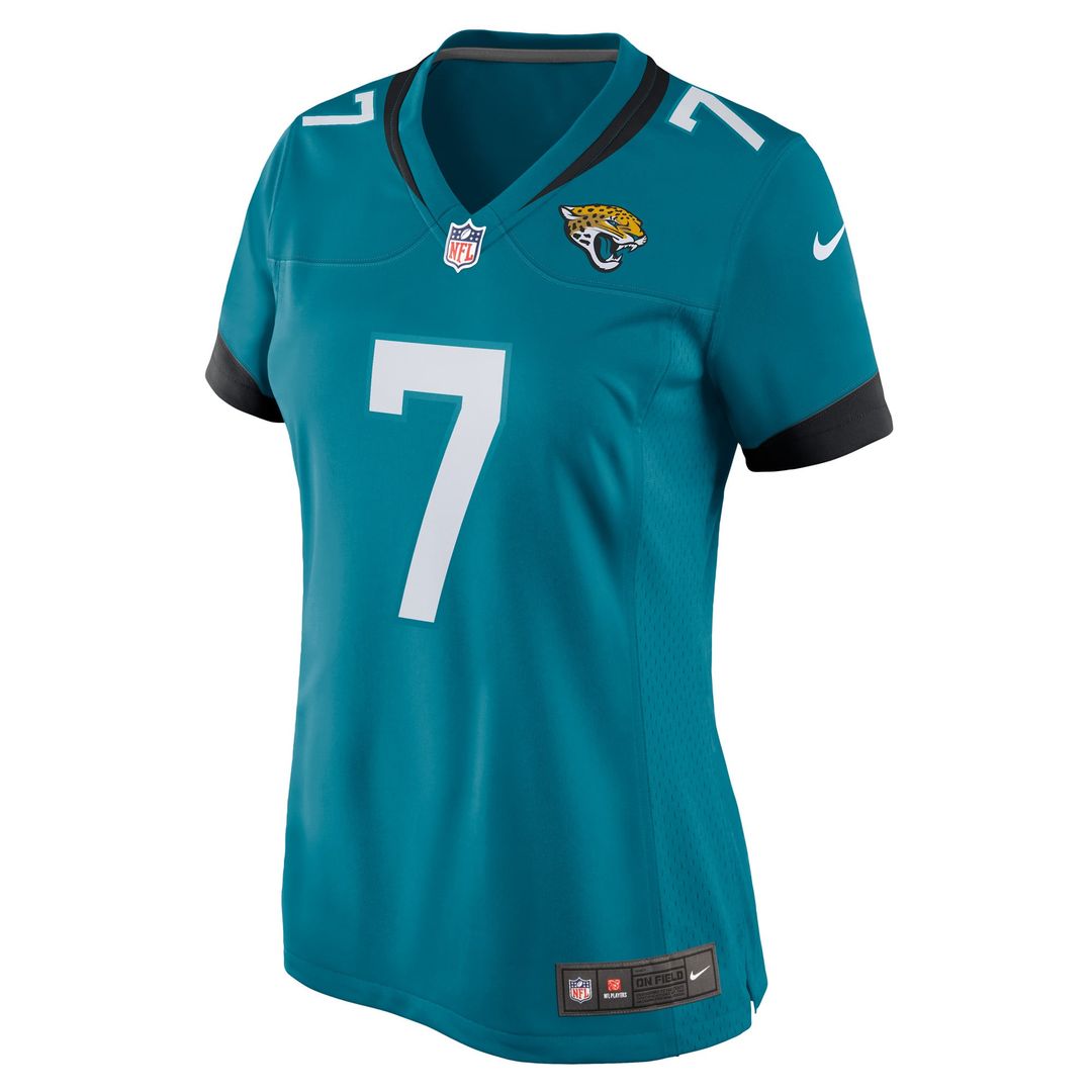 Byron Leftwich Jacksonville Jaguars Women's Alternate Retired Player Game Jersey - Black