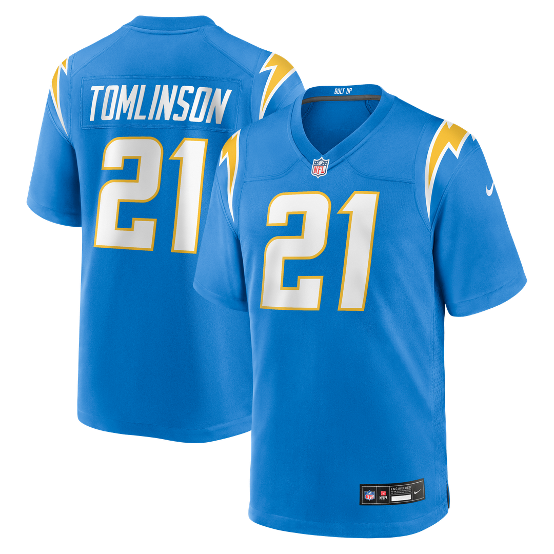 LaDainian Tomlinson Los Angeles Chargers Game Retired Player Jersey - Powder Blue