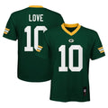 Jordan Love Green Bay Packers Youth Replica Jersey - Green