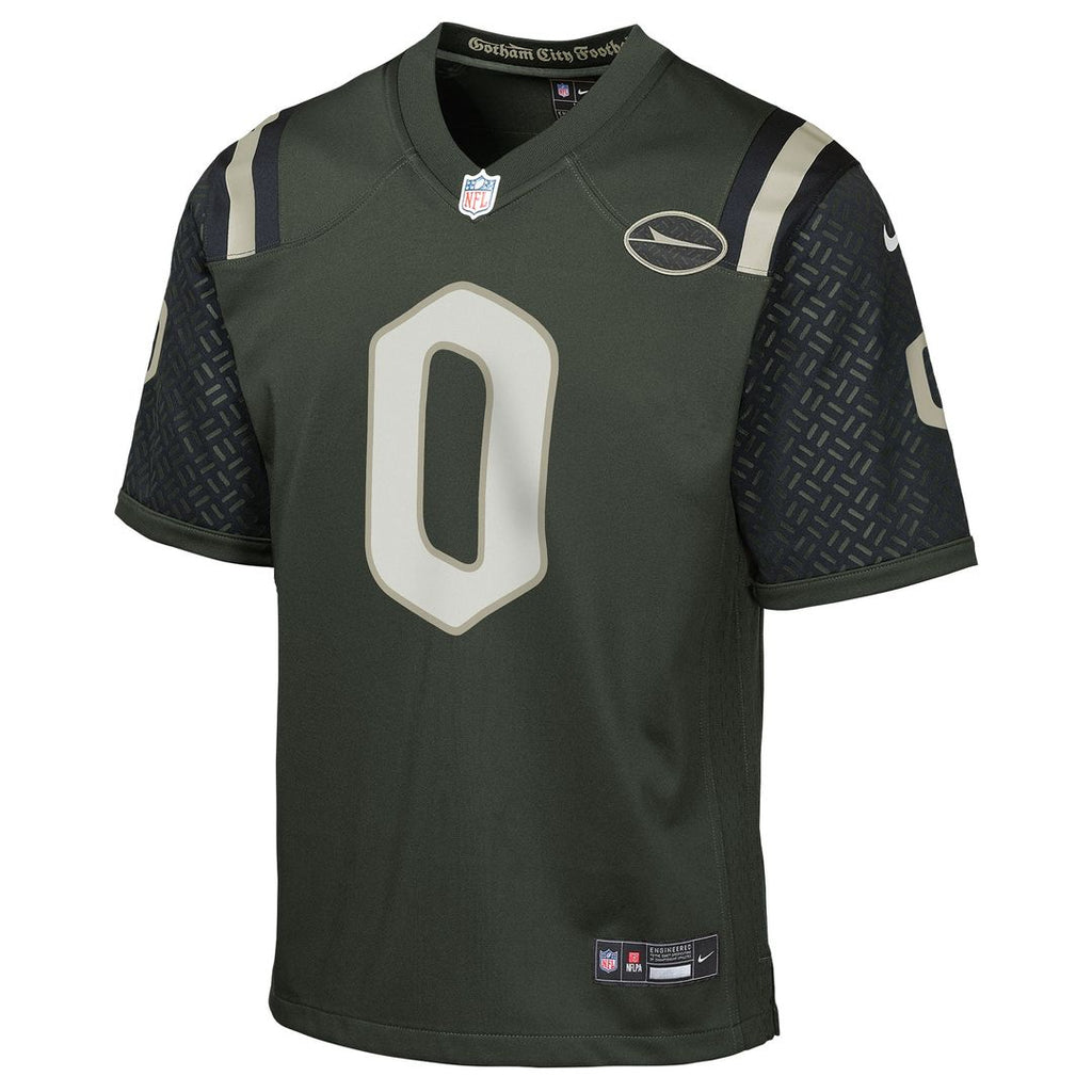 Braelon Allen New York Jets Youth 2025 Rivalries Collection Game Jersey - Gotham Green