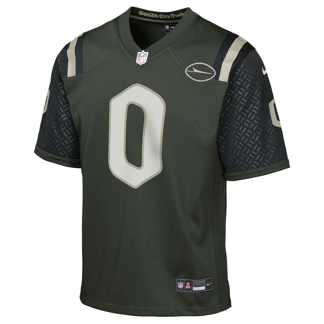 Braelon Allen New York Jets Youth 2025 Rivalries Collection Game Jersey - Gotham Green