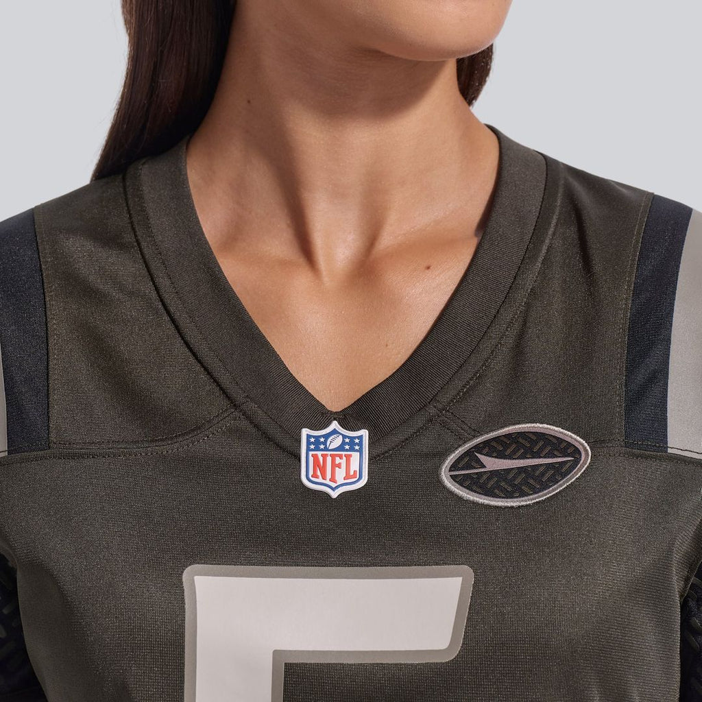 Garrett Wilson New York Jets Women's Rivalries Collection Game Jersey - Green