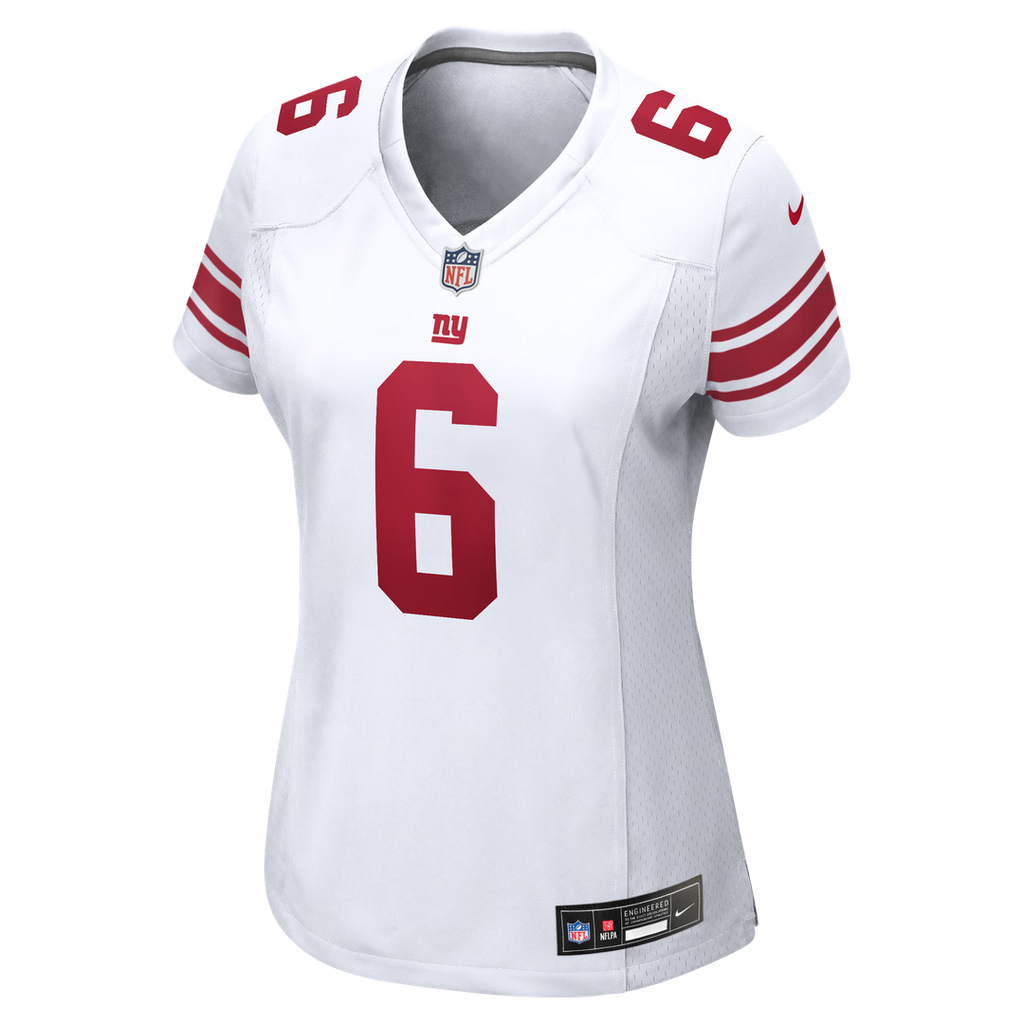 Jaxson Dart New York Giants Women's Game Jersey - White