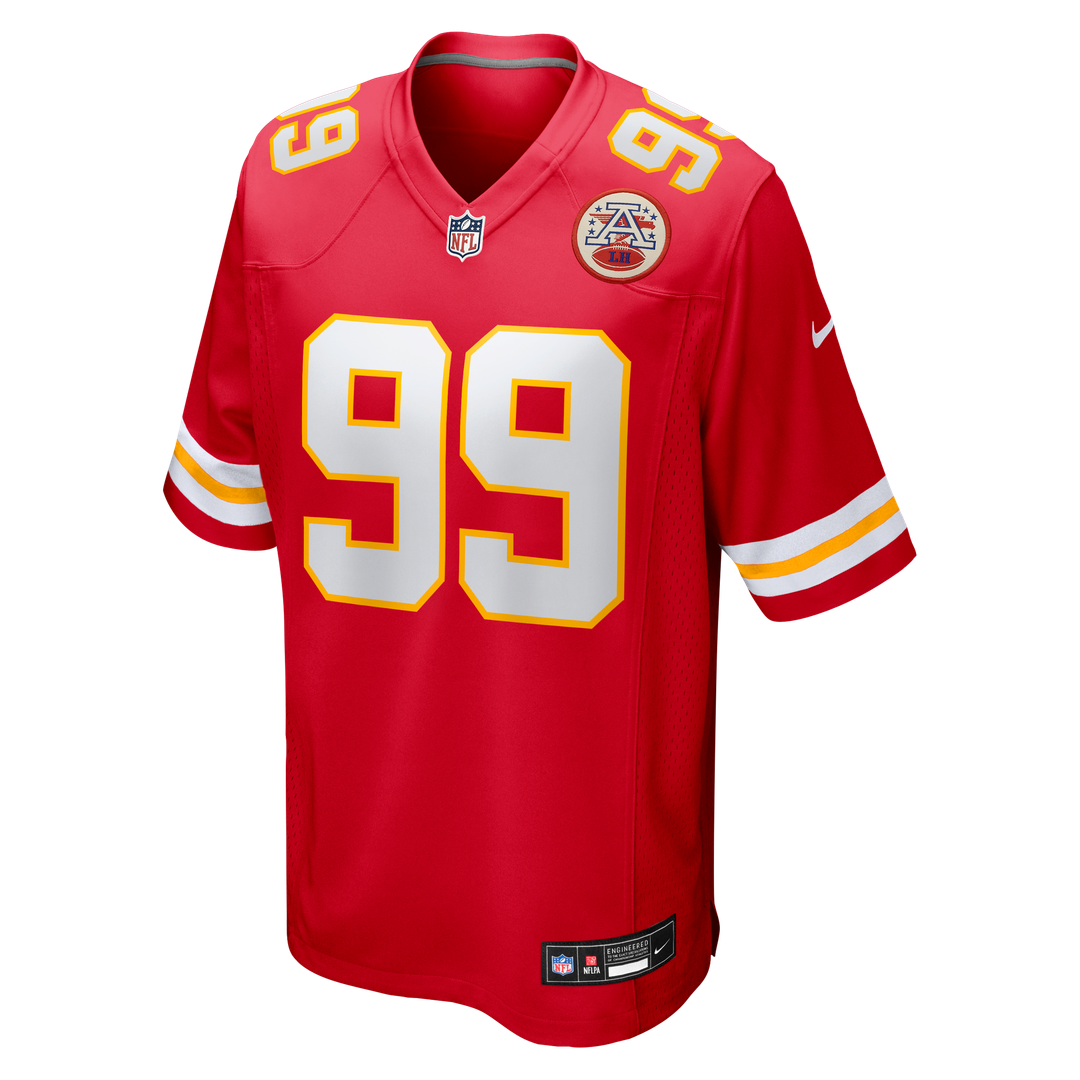 Peter Woods Kansas City Chiefs Team Game Jersey - Red