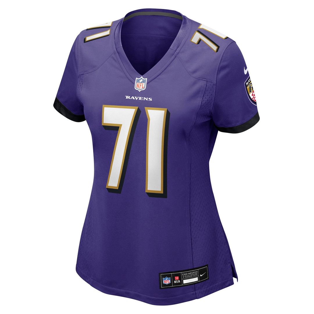 Carson Vinson Baltimore Ravens Women's Team Game Jersey - Purple