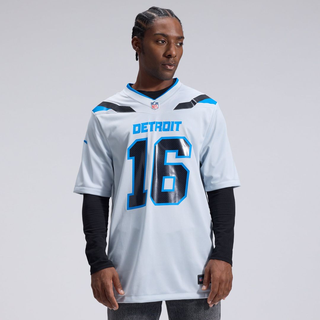 Jared Goff Detroit Lions 2026 Rivalries Collection Game Jersey - Silver