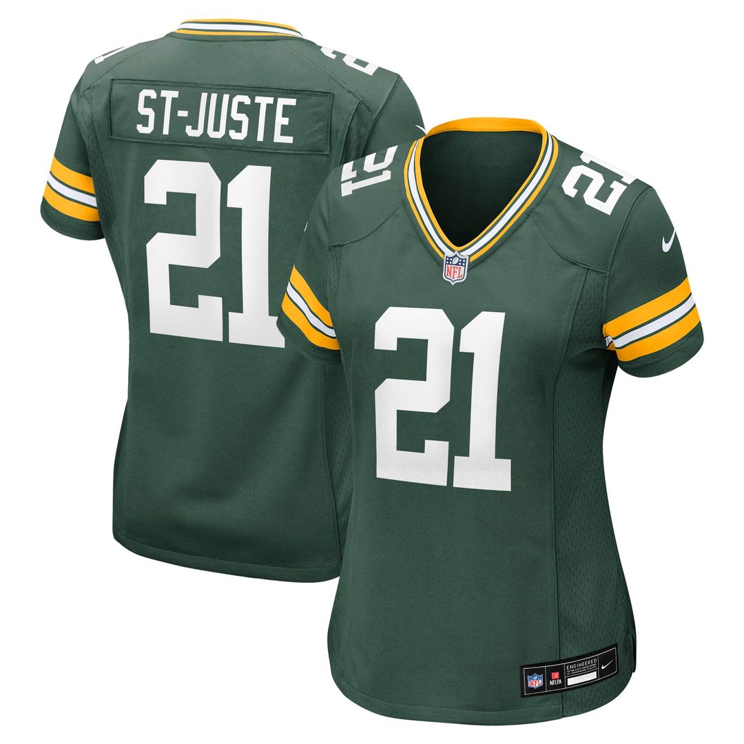 Benjamin St - Juste Green Bay Packers Women's Team Game Jersey - Green