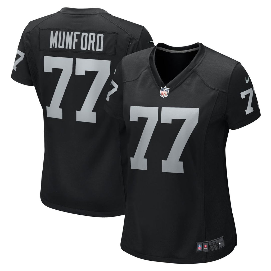 Thayer Munford Jr. Las Vegas Raiders Women's Team Game Jersey - Black