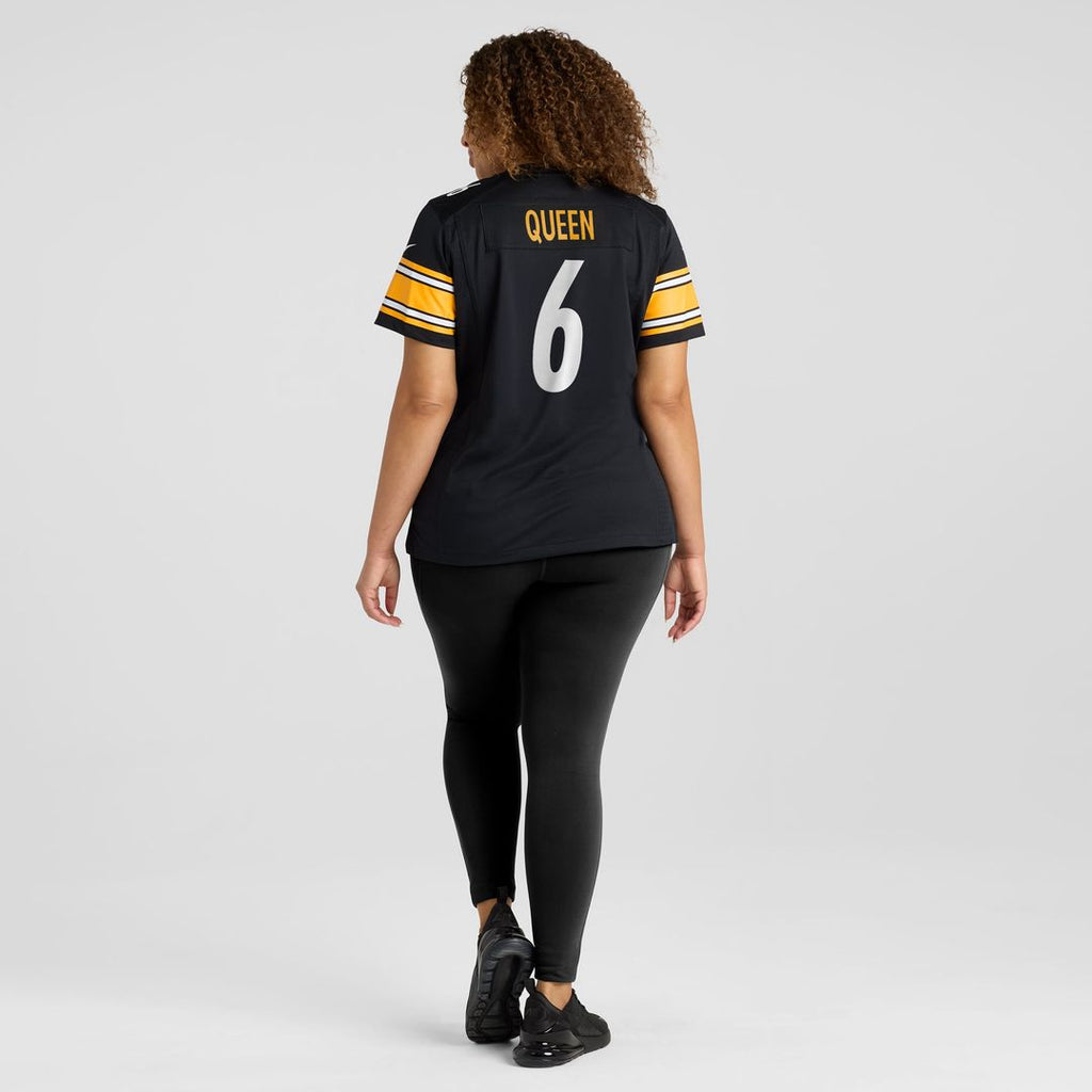Patrick Queen Pittsburgh Steelers Women's Team Game Jersey - Black