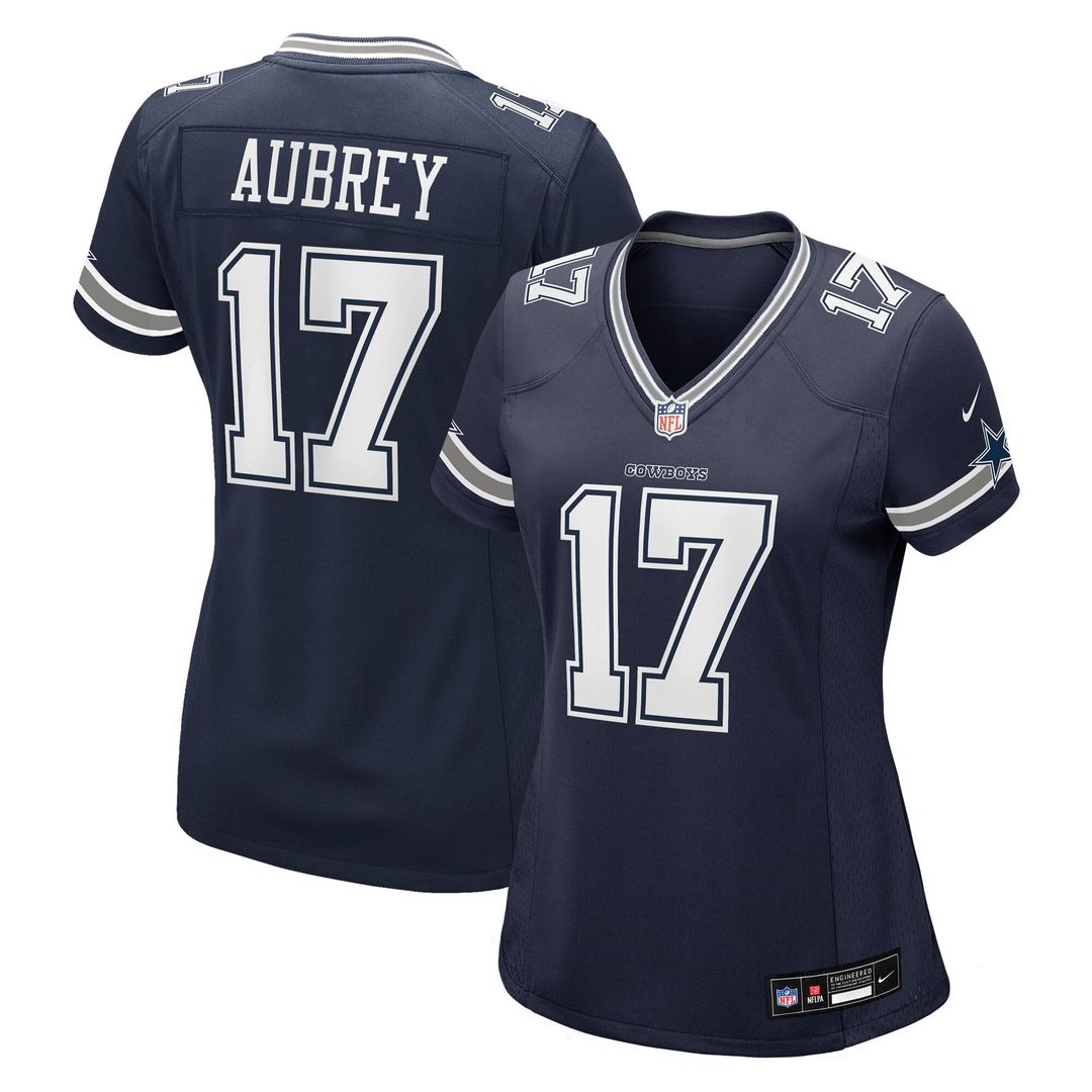 Brandon Aubrey Dallas Cowboys Women's Team Game Jersey - Navy